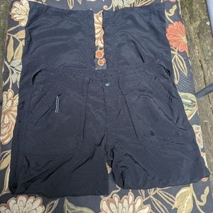 North Face packable nylon pants size 8